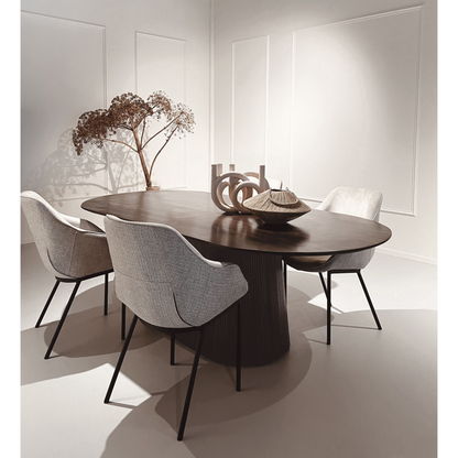 Eettafel Okinawa | OVAAL 200CM | WK51 op voorraad