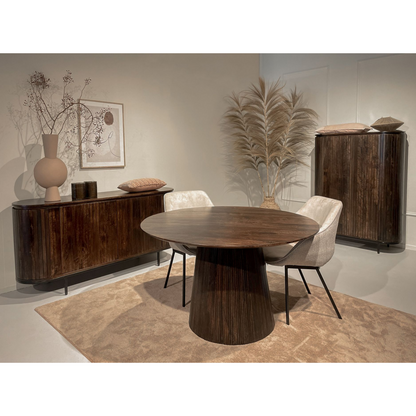 Eettafel Okinawa | ROND 130CM | WK41 op voorraad