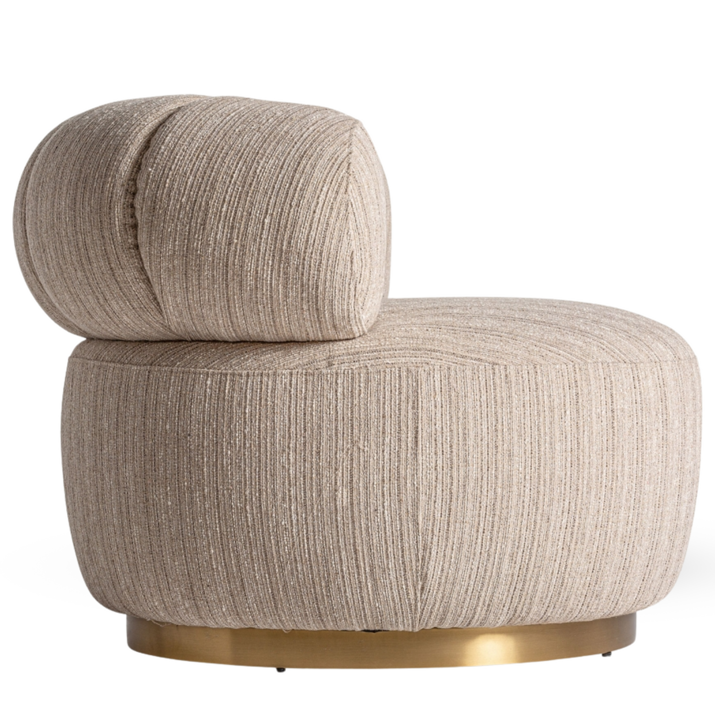 Fauteuil Linai 91x84x68 cm beige/goud