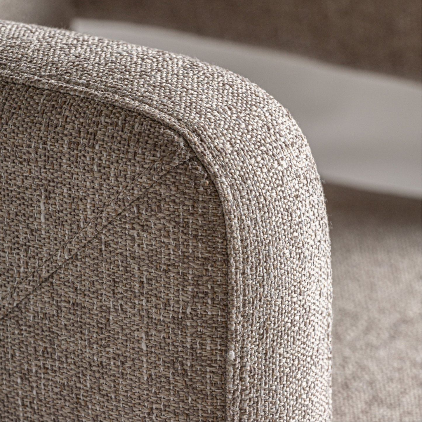 Fauteuil Nova beige essenhout 68x63x79cm