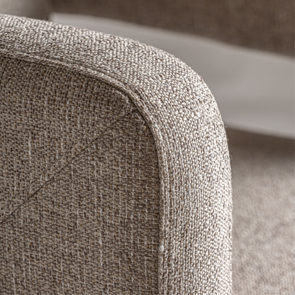 Fauteuil Nova beige essenhout 68x63x79cm