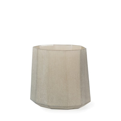 GUAXS | OKKA vaas 26x24x23 cm cm taupe/beige (L)