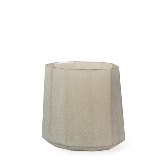 GUAXS | OKKA vaas 26x24x23 cm cm taupe/beige (L)
