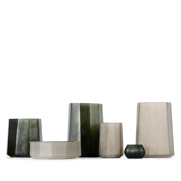 GUAXS | OKKA vaas 23x14x16 cm taupe/beige (M)
