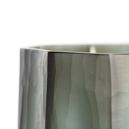 Guaxs | OKKA tea light holder/vase 23x16x14cm smoke grey (M)