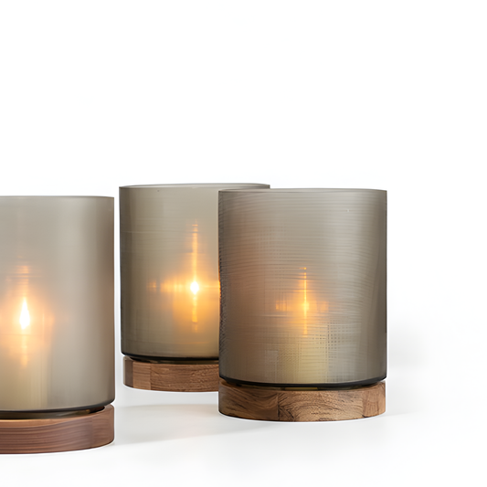 Guaxs | Windlicht Aran bruin 26x20x20 cm (L)