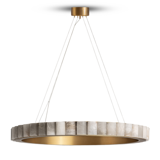 Hanglamp Noëlle marmer - goud  ⌀ 80 cm