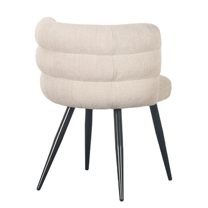 Eetkamerstoel Bubbles Beige 58 x 63 x 77 cm