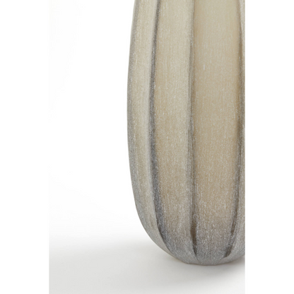 Vase Ø17.5x44.5 cm BRADLEY glass light brown (L)