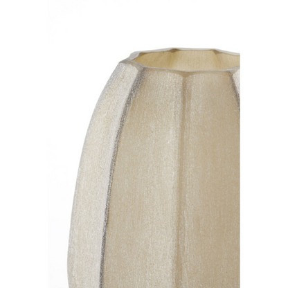 Vase Ø17.5x44.5 cm BRADLEY glass light brown (L)