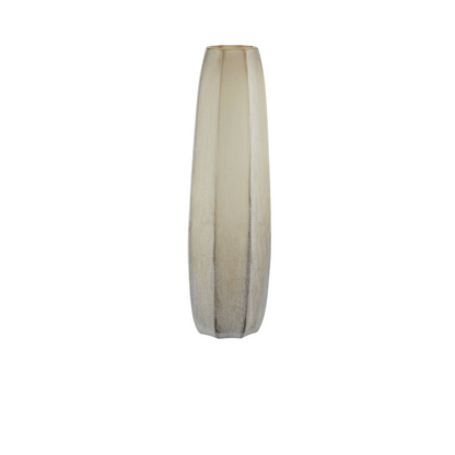 Vase Ø17.5x44.5 cm BRADLEY glass light brown (L)