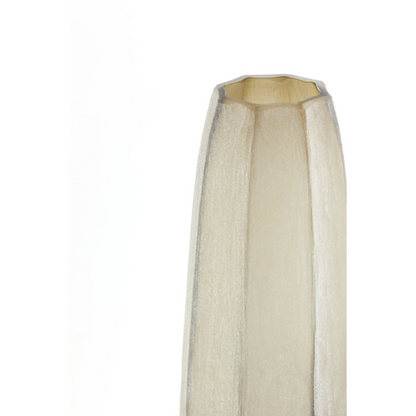 Vaas Ø17x60 cm BRADLEY glas licht bruin (XL)