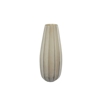 Vase Ø17.5x44.5 cm BRADLEY glass light brown (L)