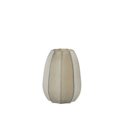 Vase Ø17.5x44.5 cm BRADLEY glass light brown (L)