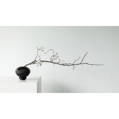 Vase/tea light holder Linn Black High-quality Glass (M)