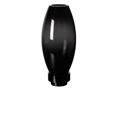 Vase/tea light holder Linn Black High-quality Glass (XL)