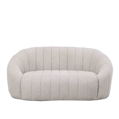 Loveseat Veline in stof bouclé zand 147x83x66cm