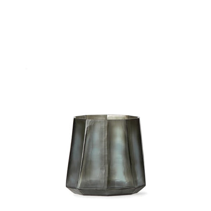 Guaxs | OKKA tea light holder/vase 16x16x14cm smoke grey (S)