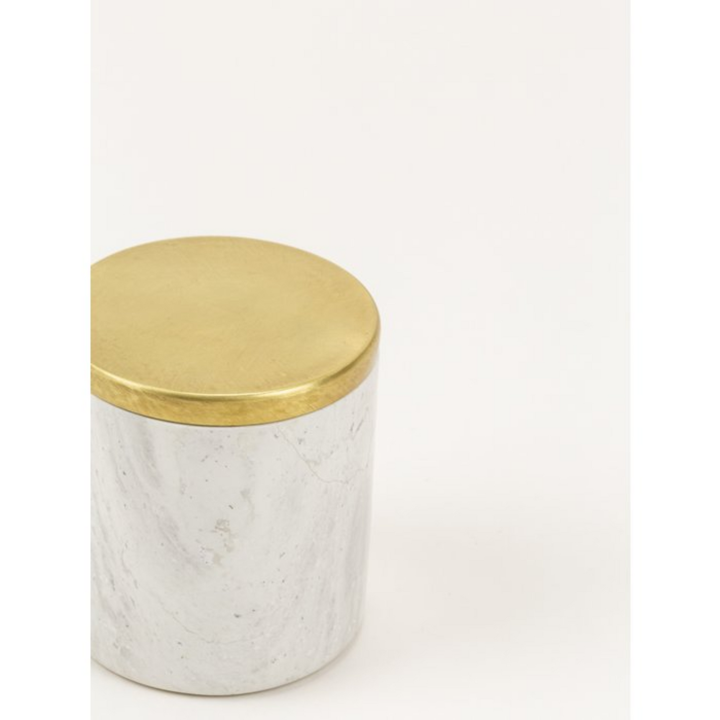 Opbergbox Celeste met messing deksel 5,5x8x5,5 cm