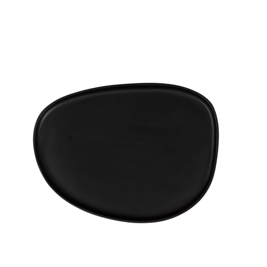Organic tray black 40x23x1 cm (L)