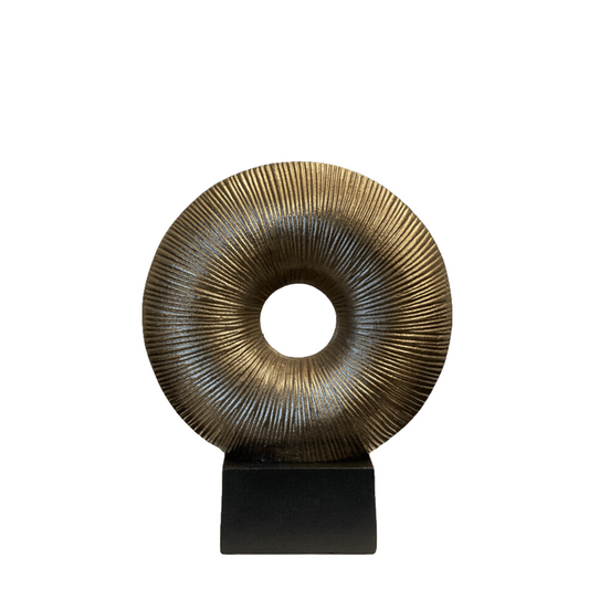 Ornament Glace goud/zwart 37,5x32cm (M)