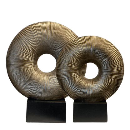Ornament Glace goud/zwart set