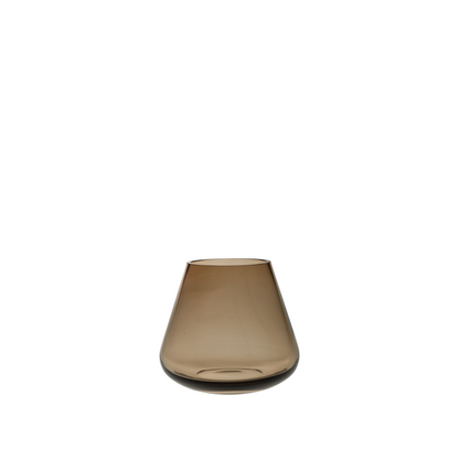 Pear Vaas Amber/Taupe glas 12x13,5 cm (XS)