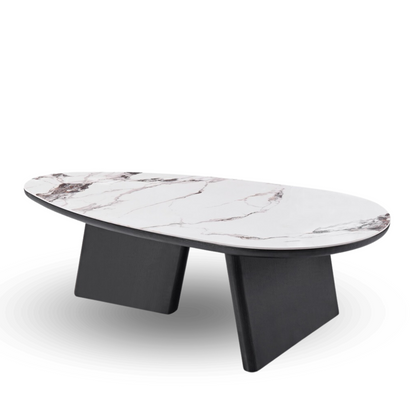 Salontafel Oculus organisch 130x70x40 cm