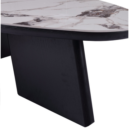 Salontafel Oculus organisch 130x70x40 cm