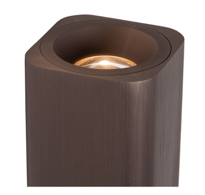 Wandlamp Aureo 20x6,5x6,5 cm – Luxe wandverlichting in geborsteld brons