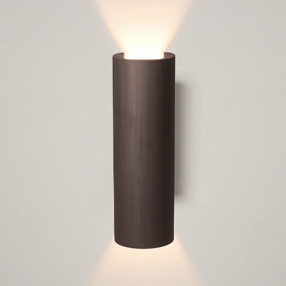 Wandlamp Lucera 25x6,5x8 cm – Luxe designlamp in geborsteld brons