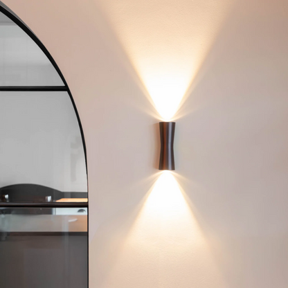 Valenzo wall lamp 20x7x5.5 cm – Luxurious design lamp in brushed bronze
