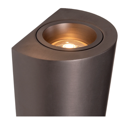 Wandlamp Valenzo 20x7x5,5 cm – Luxe designlamp in geborsteld brons