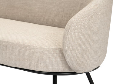Bank 2,5-zits Zephyr Beige 135,5 x 69,5 x 74,5
