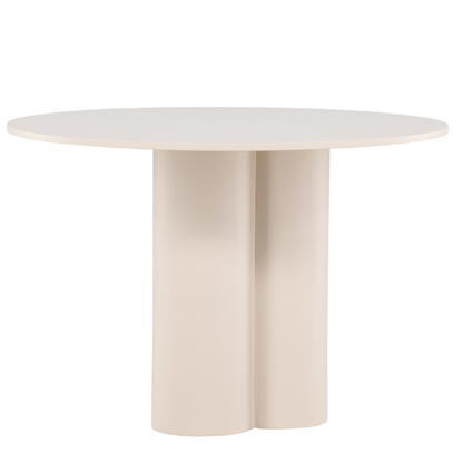 Eettafel Dano rond ø 110 cm beige