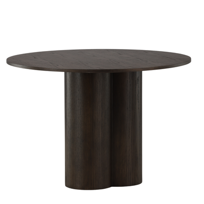 Eettafel Dano rond ø 110 cm donkerbruin