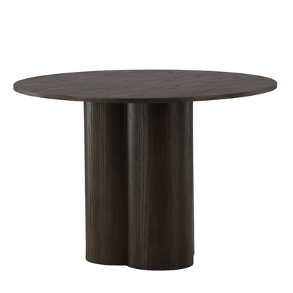 Eettafel Dano rond ø 110 cm donkerbruin