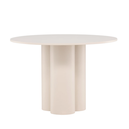 Eettafel Dano rond ø 110 cm beige
