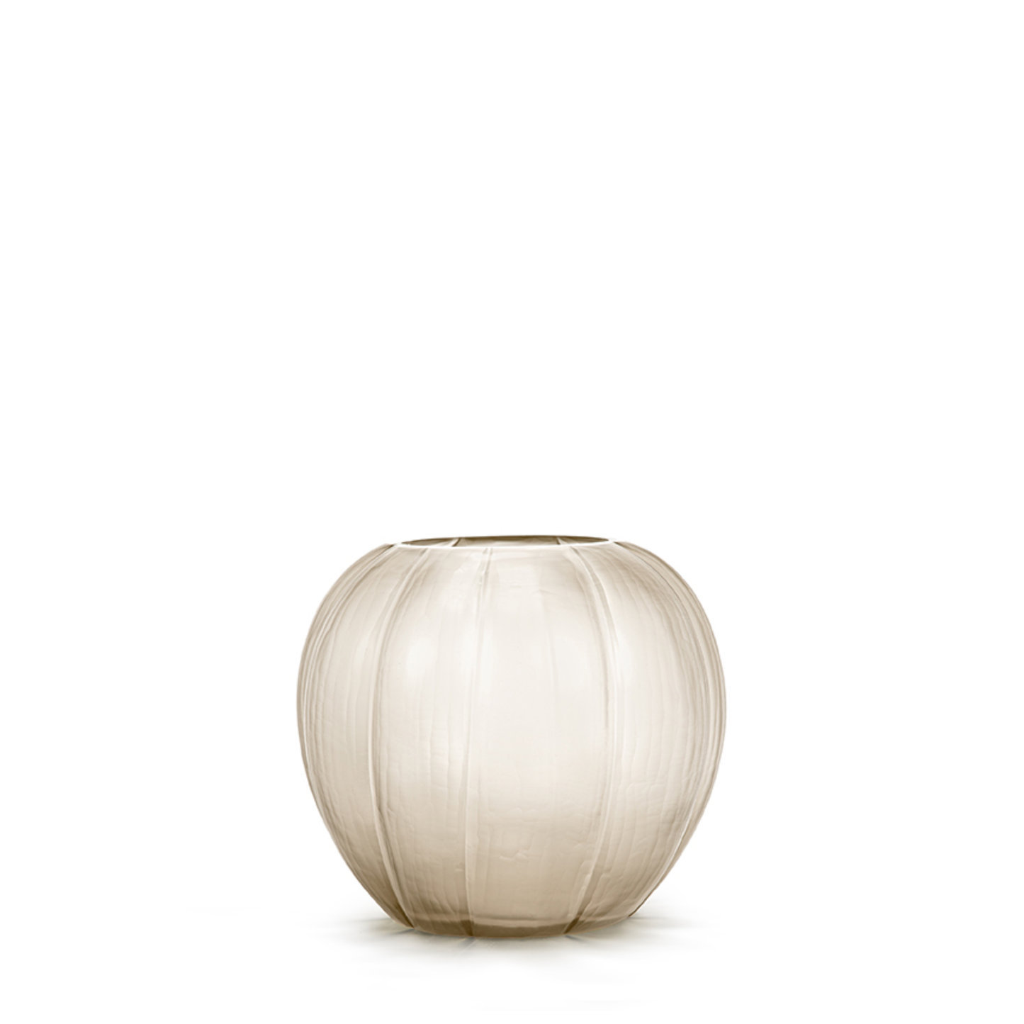 Guaxs | Lalibela vase 20x22 cm beige/smokegrey (M)