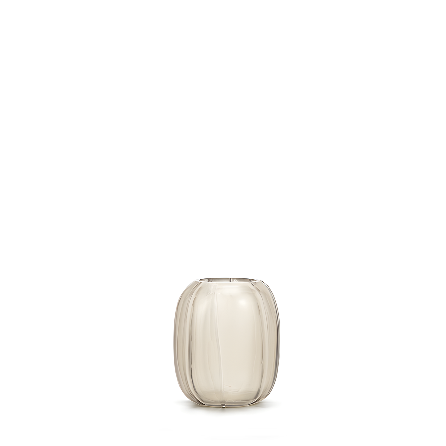 Guaxs | Lalibela vaas 14x12 cm beige/ smokegrey (S)