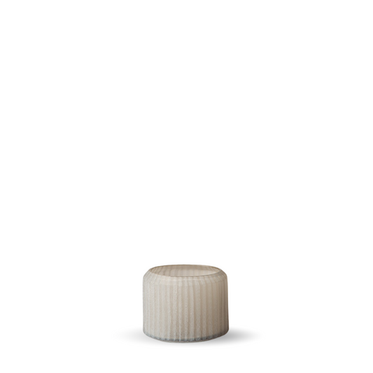 Guaxs | Omar theelichthouder 9x9cm taupe/beige