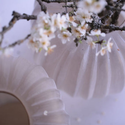 Guaxs | MANAKARA vase 34x28x11 cm taupe/beige (L)