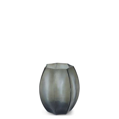 Guaxs | KOONAM vase 16x12x8.7 cm smoke gray (S)