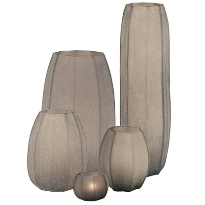 Guaxs | Koonam theelichthouder 6x8x6,5 cm taupe/beige