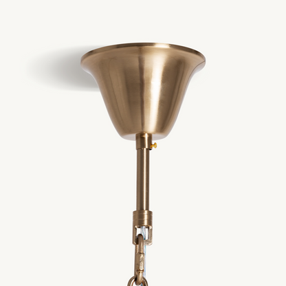 Luxe hanglamp Layali smoke taupe kristal 86x86x60 cm