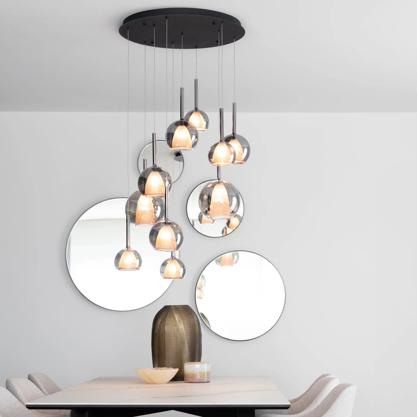 Hanglamp Liva 10 | smokegrey