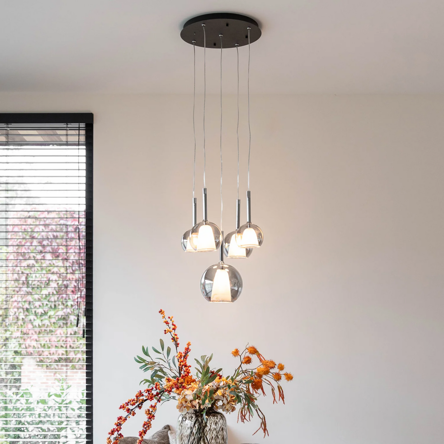 Hanglamp Liva 5 | smokegrey