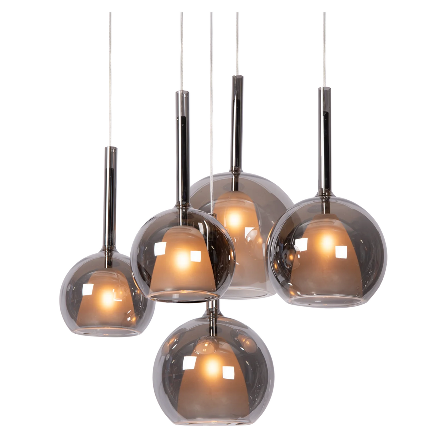 Hanglamp Liva 5 | smokegrey