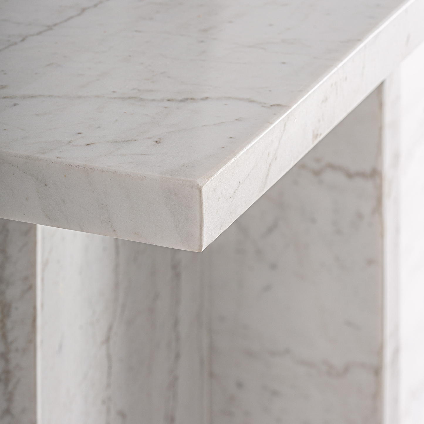 Consule marmer off-white Celin 160x45x80 cm