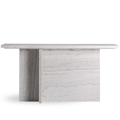 Consule marmer off-white Celin 160x45x80 cm